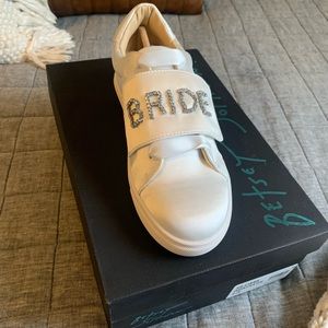 Betsey Johnson BRIDE tennis shoes